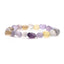 Ethnic Geometric Amethyst Stone Beaded Bracelet