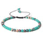 Casual Natural Agate Stone Adjustable Knitting Bracelet