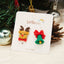 Fashion Christmas Tree Santa Claus Snowman Soft Clay Epoxy Women'S Ear Studs 1 Pair