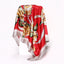 Women's Elegant Floral Print Silk Scarf Kerchief