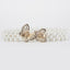 Elegant Butterfly Imitation Pearl Alloy Women's Chain Belt