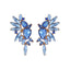 Retro Luxurious Rhinestone Wing Stud Earrings