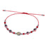 Fashion Resin Evil Eye Beaded Unisex Bracelet with Saint Benedict Charm