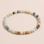 Fashion Geometric Agate Natural Stone Beaded Friendship Bracelet