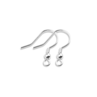 Sterling Silver Hook Earring Findings for DIY Jewelry