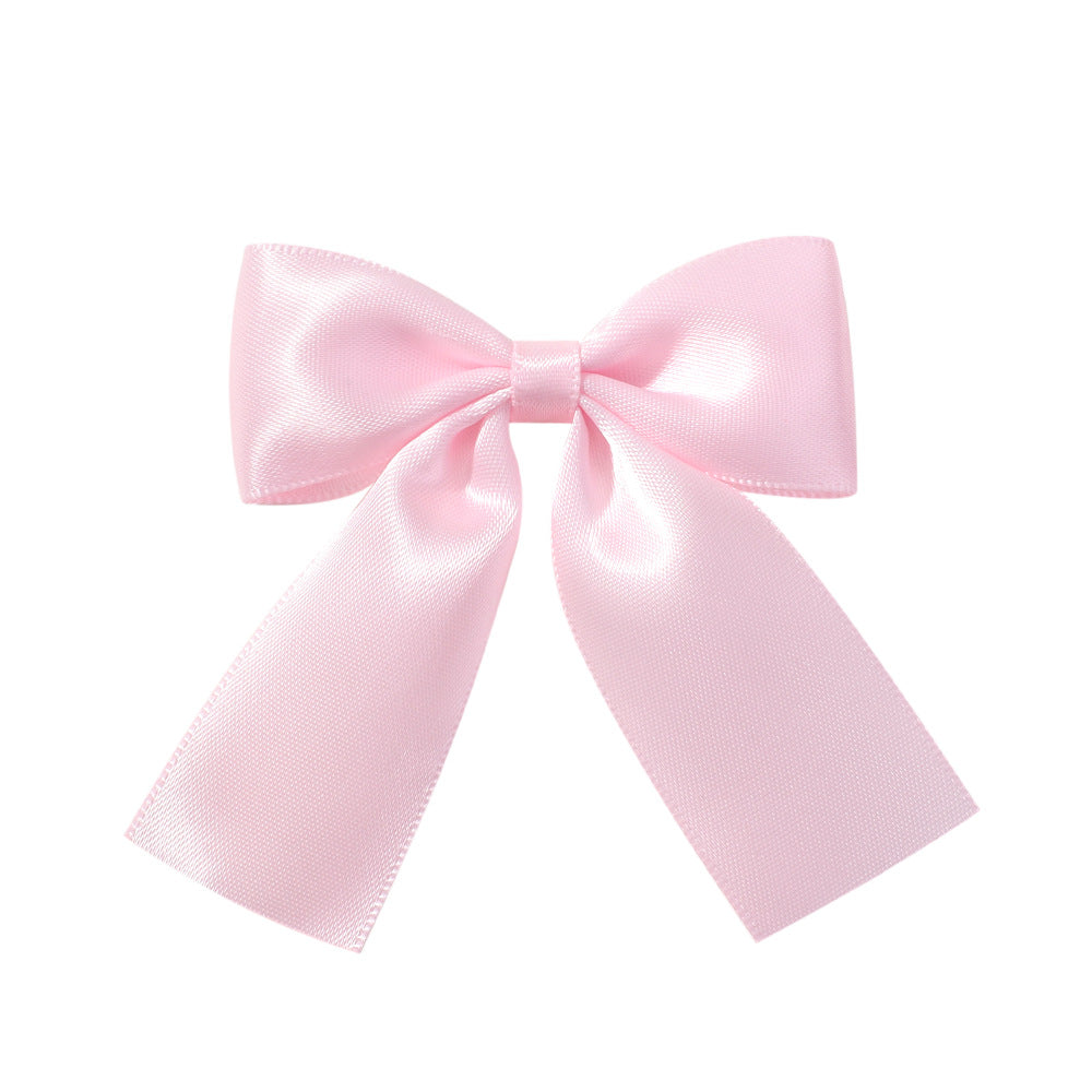 Kids' Bow Knot Hair Clip - Cute Polyester Cotton Hairpin for Girls