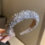 European American Rhinestone Fashion Colorful Hair Hoop