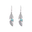 1 Pair Ethnic Style Geometric Alloy Plating Turquoise Women'S Drop Earrings