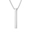 Three-Dimensional Pillar Stainless Steel Pendant Necklace