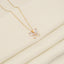 IG Style Shiny Butterfly 18K Gold Plated Stainless Steel Pendant Necklace