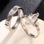 Fashion Star and Moon Zircon Inlay Women's Ring Set