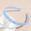 Simple Classic Solid Color Resin Inlay Jelly Rhinestone Hairband