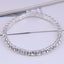 Fashion Round Alloy Round Artificial Rhinestones Bracelets 1 Piece