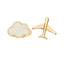 IG Style Asymmetrical Cloud Airplane Alloy Stud Earrings - Cute European American Design