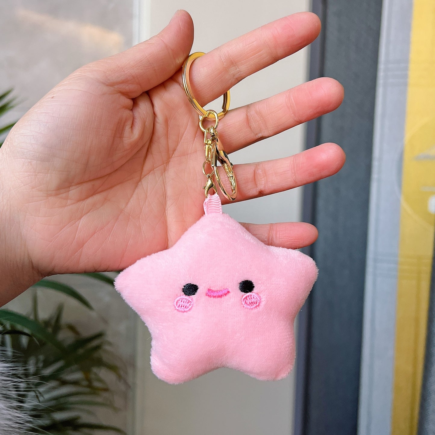 Cute Star Plush Keychain Pendant Toy