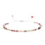 Simple Style Adjustable Natural Stone Beaded Knitting Bracelets