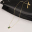 New Super Flash Square Zircon Necklace Simple Basic All-match Sweater Chain