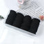 Fashion Circle Solid Color Hair Tie Set - Flocking Rubber Bands for Ponytails and Student Accessories