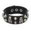 Punk Skull Multi-Layer Leather Rivet Bracelet