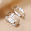 Fashion Geometric Hollow Adjustable Dinosaur Ring Set - Trendy Minimalist Jewelry