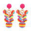 Bohemian Beaded Tassel Drop Earrings for Women