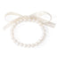 Simple Classic Bow Knot Imitation Pearl Elastic Bracelet