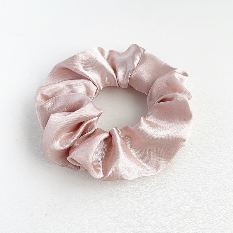 Satin Fabric Large Intestine Hair Ring - European and American Style Hair Accessories