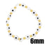 Fashion Resin Evil Eye Copper Bracelet - Colorful 6mm Beaded Lucky Charm