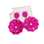 Elegant Bohemian Beaded Sequin Flower Drop Earrings