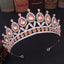 Baroque Crystal Rhinestone Bridal Tiara Crown for Wedding