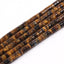 Natural Tigereye Abacus Spacer Beads for DIY Jewelry Making