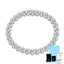 Simple Sterling Silver Moissanite Bracelet