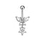 1 Piece Belly Rings Fashion Star Butterfly 304 Stainless Steel Copper Inlay Zircon