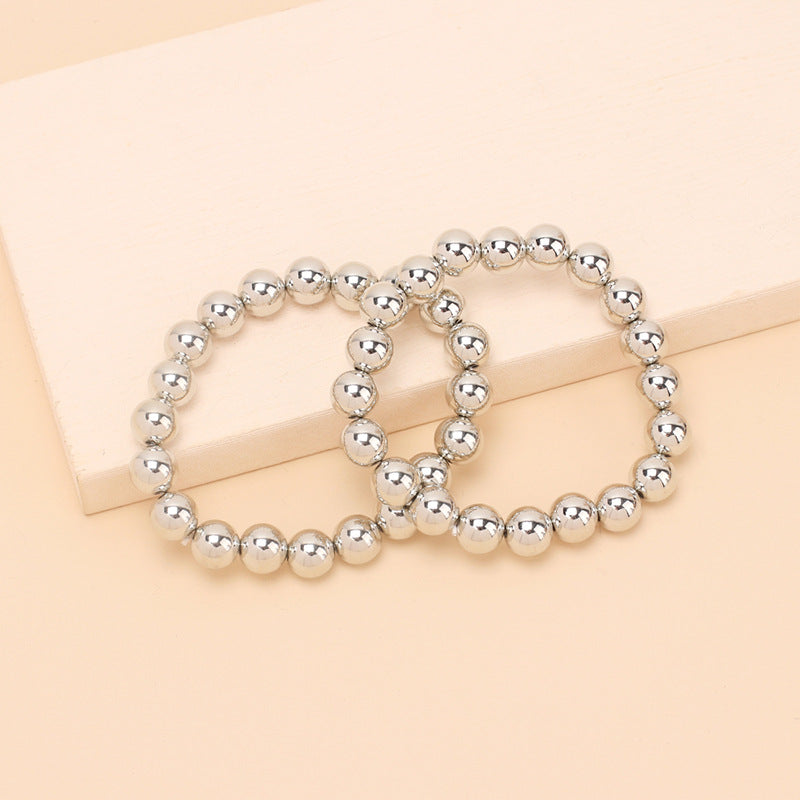 IG Style Simple Style Alloy Beaded Unisex Bracelets