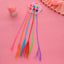 Children's Braided Colorful Hair Clip Wig Headdress for Stage Performance