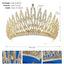 Retro Rhinestone Alloy Crown for Bridal and Wedding Tiaras