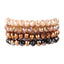 Fashion Crystal Beaded Elastic Bracelets for Women