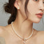 Original Design Freshwater Pearl Pendant Necklace with OT Clasp