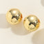 1 Pair Cute Sweet U Shape Plating Inlay Metal Copper Zircon 14k Gold Plated White Gold Plated Ear Studs