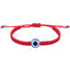 Unisex Adjustable Evil Eye Red String Bracelet Set