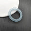 Simple Solid Color Rubber Hair Tie & Frosted Traceless Head Rope Set