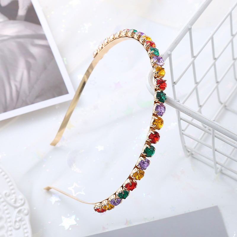 Fashion Rhinestone Cat Ear Pearl Hairband