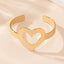 Elegant Simple Style Heart Shape Iron Wholesale Bangle