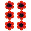 1 Pair Vintage Geometric Flower Seed Bead Drop Earrings