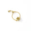 Fashion Adjustable Gold and Silver Zircon Ring