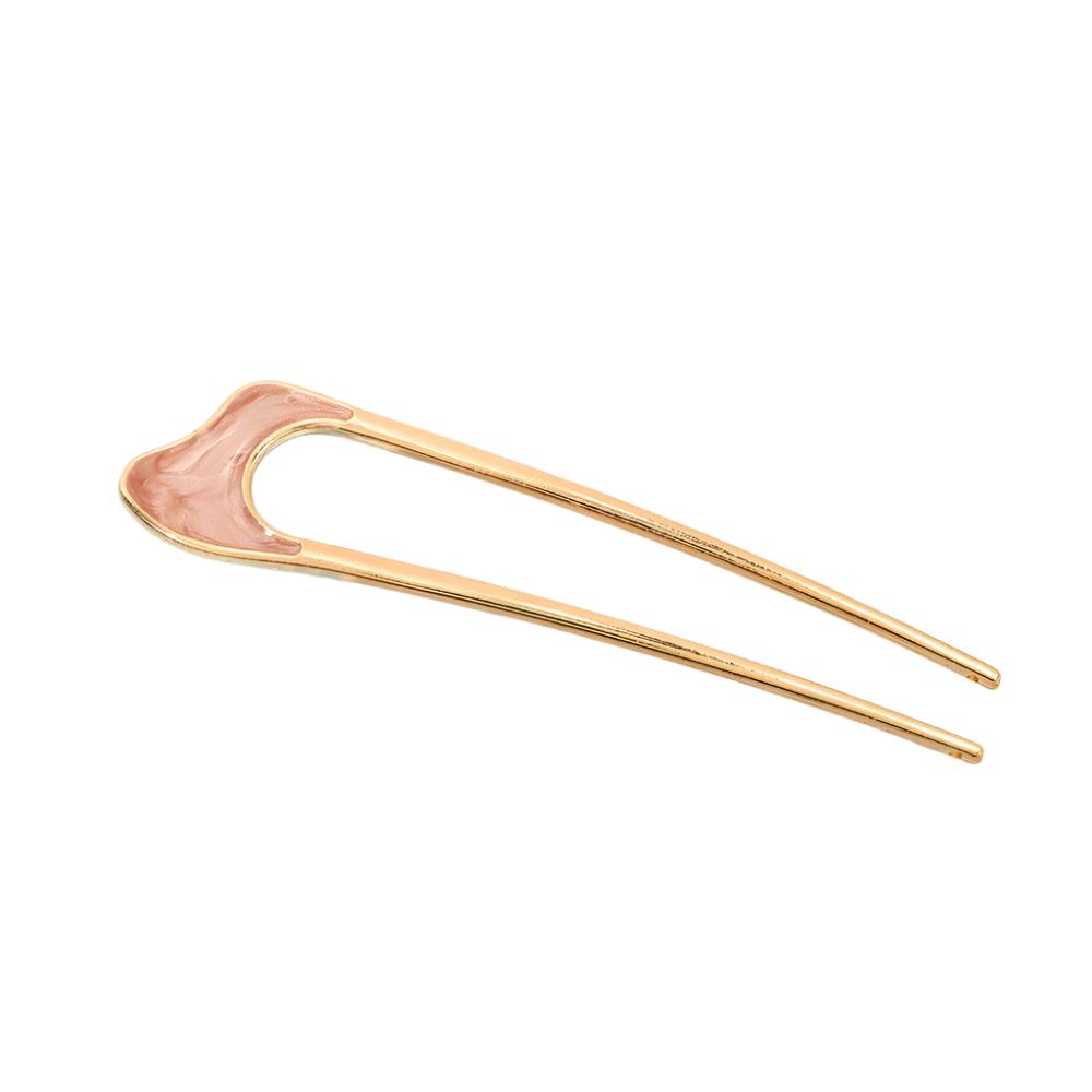 Minimalist U-Shape Alloy Enamel Hairpin