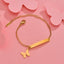 European American Creative Children's Engravable Stainless Steel Heart Bracelet