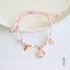 Fashion Animal Alloy Beaded Enamel Rabbit Bracelet for Women and Couples