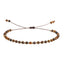 Simple Style Adjustable Natural Stone Beaded Knitting Bracelets