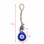 Evil Eye Alloy Keychain with Teardrop Pendant for Car Accessories